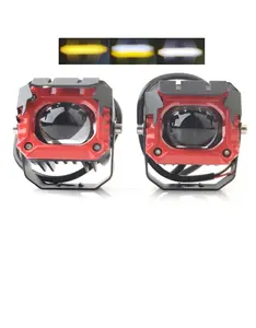 Fabrika fiyat LED sürüş ışık 30w kare led projektör lens IP67 Mini motosiklet arabalar için LED sis Spot ışıklar
