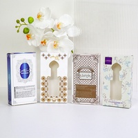 Boîte d'emballage en papier de carte de parfum oriental de parfum du Moyen-Orient personnalisé boîtes d'emballage de parfum arabe pour homme et femme