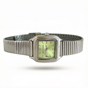 Reloj de Metal Cuadrado Clásico con Logotipo Personalizado, Reloj de Cuarzo Dorado Pequeño Vintage para Mujer - Product Image 3