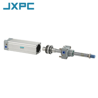 Cylindres pneumatiques JXPC DNC ISO15552 avec couvercle carré, outils pneumatiques résistants aux chocs