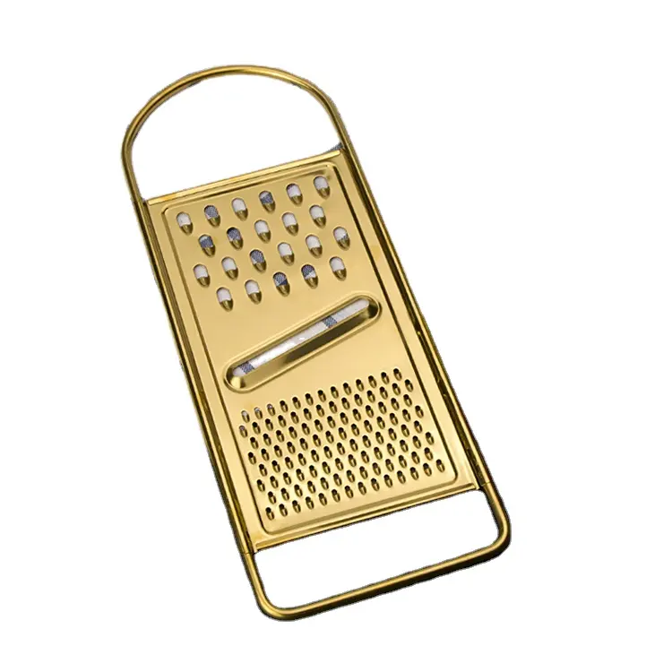 Cheese Grater 3 Way Stainless Steel Flat Grater Multi functional Grater for Grating Cheese, Vegetables, Chocolate Kitchen Grater