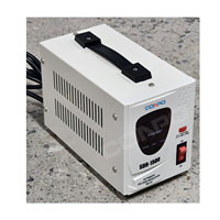 Stabilisateur de tension automatique monophasé SDR-1500VA de type relais/microprocesseur, régulateur AVR 220/230VAC, affichage LED, CE RoHS