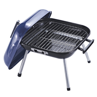 Nouvelle arrivée, table pliante moderne en acier émaillé, portable, pour la randonnée en plein air, le camping, le barbecue, gril au charbon de bois, mini grils
