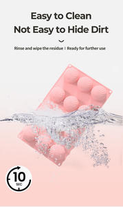 Silikolove แม่พิมพ์ซิลิโคนซิลิโคนซิลิโคนสำหรับทำมูส<span class=keywords><strong>เค้ก</strong></span><span class=keywords><strong>ช็อกโกแลต</strong></span>แบบ DIY 12ช่องแบบมีรัศมีสั่งได้จากโรงงาน LFGB - Product Image 3