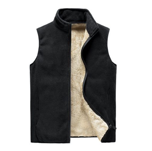 Wholesale Polyester Fleece Men Reflective Vest