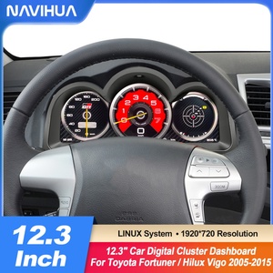Auto Speedometer Car Digital Cluster LCD Instrument Linux System for Toyota Fortuner Hilux Vigo 2005 - 2015 - Product Image 3