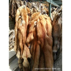 Material de Piel de Zorro Real para Abrigos, Material de Piel de Zorro Azul - Product Image 5