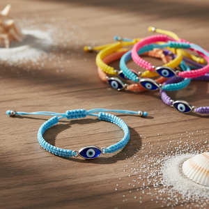 Pulseras de macromos de colores surtidos Pedido mínimo 12 piezas Pulseras de macromos con dijes de moda - Product Image 3