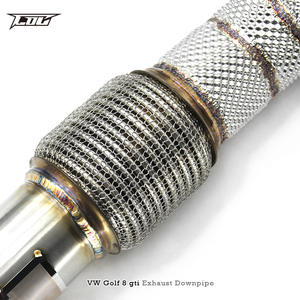 Tuyau d'échappement à flux libre <span class=keywords><strong>COC</strong></span> pour <span class=keywords><strong>VOLKSWAGEN</strong></span>/VW GOLF8/GOLF8 GTI/Tiguan/Arteon 2.0T 2019-2022 Système d'échappement - Product Image 3