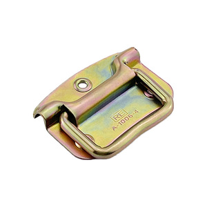 <b>Folding</b> Handle A-1006-4M Zinc Plated Easy Carry For Luggage Toolboxes Equipment Boxes Wooden <b>Crates</b> - Product Image 4