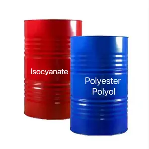 White and black material ISO and POLYOL for closed-cell polyurethane foam