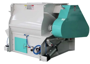 CE Certified <strong>Horizontal</strong> Double Shaft Stainless Steel Feed <strong>Pellet</strong> <strong>Machine</strong> 1 Ton/H Capacity High Best Price New Batch Animal Feed - Product Image 3