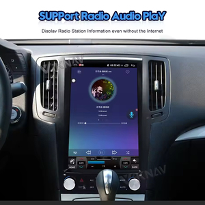 Autoradio Tesla GPS Navigation Multimédia Stéréo Récepteur Unité Principale Carplay 13,6 Pouces pour Infiniti G25 <span class=keywords><strong>G35</strong></span> G37 2010-2013 - Product Image 2