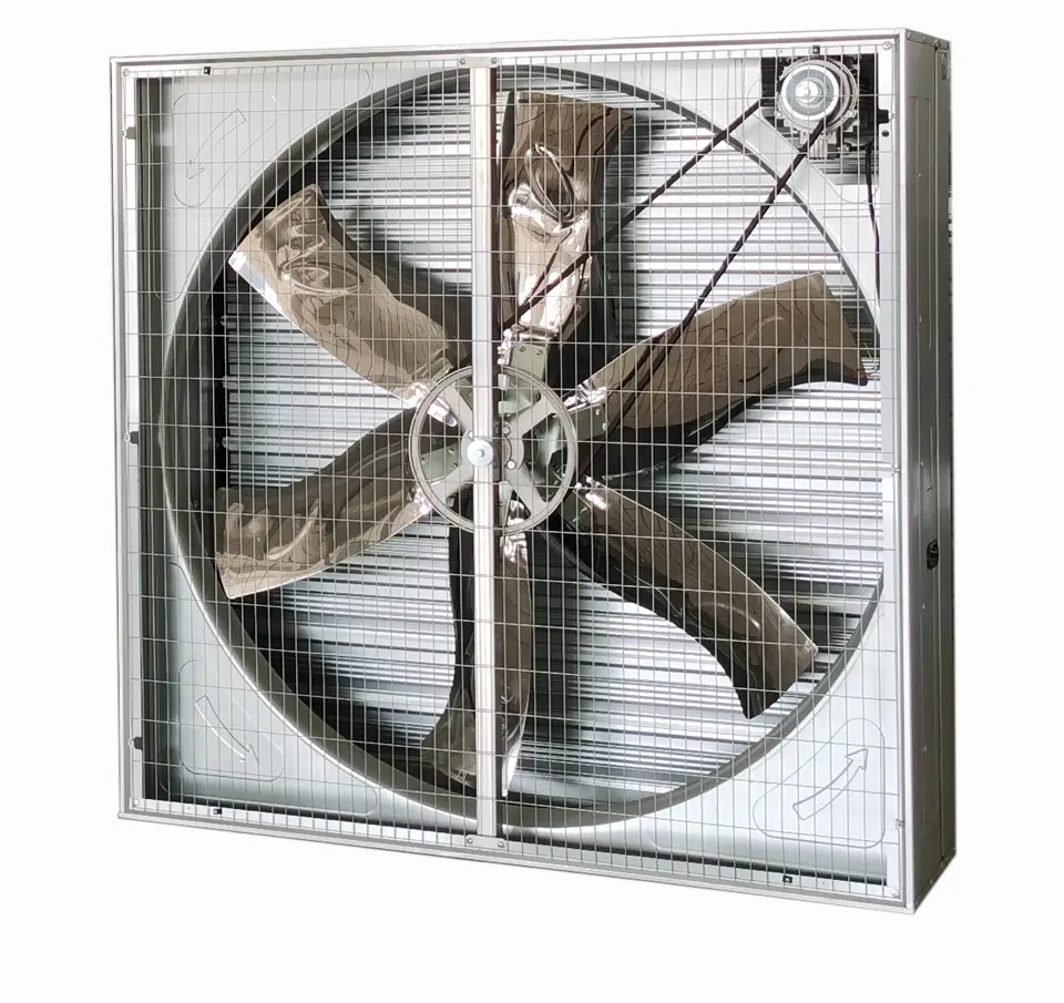 Exhaust Fan Applied Push-Pull Ventilation Industrial Wall Fan CAD/Cam Design with CCC CE or Farm Greenhouse Factory