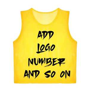 เสื้อกีฬาสำหรับทีมฟุตบอลบาสเก็ตบอลเสื้อกันเปื้อนระบายอากาศเสื้อตาข่ายสำหรับผู้ใหญ่ - Product Image 1