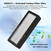 Filtre à air amélioré HEPA 13 à charbon actif pour imprimante 3D Bambu Lab P2S