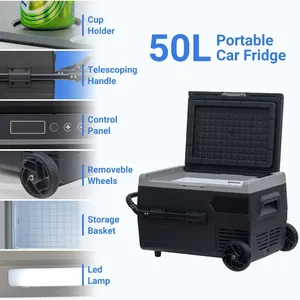 Mini-réfrigérateur portable pour voiture, congélateur de camping, réfrigérateurs portables pour voiture, mini-réfrigérateur - Product Image 6
