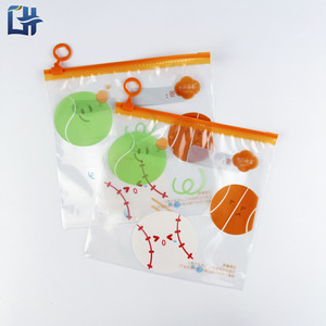 Transparent Zippered Document Bag 1-3L Rectangle Office Organizer Storage Sealed Plastic Packaging Bag With Printed Logo - Product Image 1