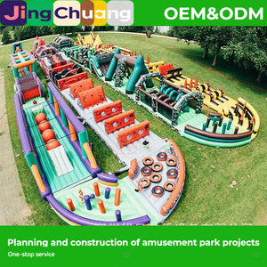 Castillo Inflable para Exteriores, Trampolín Grande para Niños, Proyecto de Parque Infantil, Fabricante de Castillos Inflables para Parques al Aire Libre, Nuevo - Product Image 4
