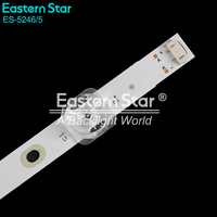 Bande LED de rétroéclairage TV ES-5246/5, 12 pièces/ensemble pour téléviseur KONKA 65 pouces 3V 65G5U-J LED65K620