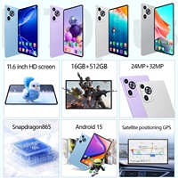 Tablette PC Professionnelle Android 15 avec Processeur MTK Octa-Core, Écran 10,1 Pouces, Wi-Fi 5G, 16 Go RAM, 256 Go Stockage, Double SIM pour Appels, Idéale pour l'Apprentissage des Adultes