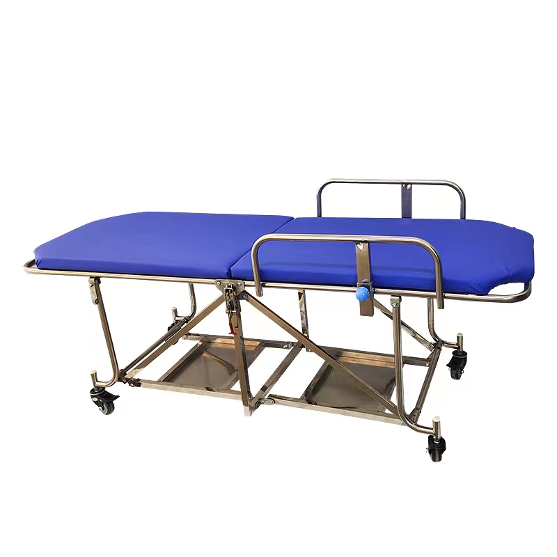 MN-JCC005 Foldable Stainless Steel Stretcher Examination Couch