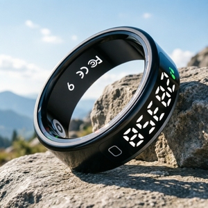 2026 IP68 Stainless Steel Smart Ring Gesture Control Waterproof Android App Fitness Tracker Sleep Monitor for Men Women - Product Image 6