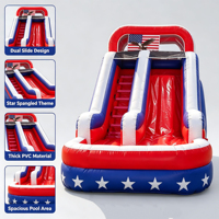 Castillo Inflable con Tobogán, Equipo de Juegos Grande para Exteriores, Suministro Directo de Fábrica, Alquiler para Fiestas