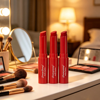 Autocollants personnalisés en vinyle imperméable et durable pour rouges à lèvres, résistants à l'huile, forte adhérence pour tubes de gloss cosmétique, personnalisation de marque