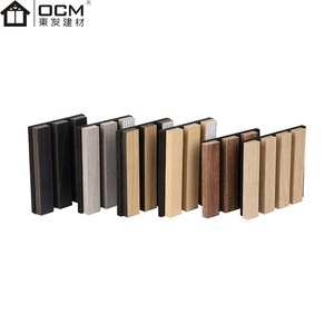 Pannello di parete acustica 600 * onda 600 per sala riunioni in poliestere fonoassorbente in bambù naturale <span class=keywords><strong>Bubos</strong></span> Cimena Hall - Product Image 1