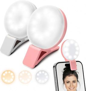 Luz de relleno portátil pequeña Q para móvil, para selfies y transmisiones en vivo, con logo de belleza impreso UV, recargable, para regalos promocionales de empresa - Product Image 1