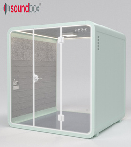 Diseño moderno en stock de fábrica, dormitorio insonorizado móvil, cápsula para dormir, cabina para dormir con ruedas/ - Product Image 1