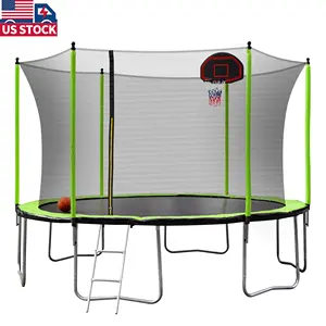 USA Lager Lieferung Bungee 12ft Trampolin mit Sicherheits feder polster und Schutz netz