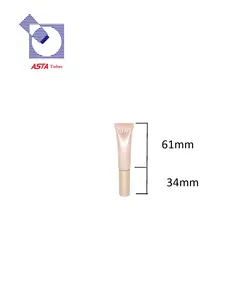 1.5ml 2ml 3ml 4ml 5ml 7ml Tube de brillant à lèvres conteneur huile à cuticules vernis à ongles tube en plastique emballage avec bouchon à vis et brosse