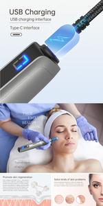 <span class=keywords><strong>Derma</strong></span> Pen Électrique à Micro-aiguilles, Interface de Charge USB Type-C, Micro-courant Métallique, Crème Réparatrice pour Cicatrices d'Acné et Pores, Éclaircissant pour la Peau, UE - Product Image 4