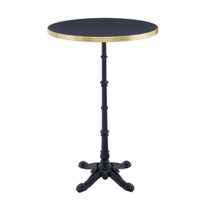Lifepursue Bespoke Black Gold Bistro Pub <strong>Cocktail</strong> Outdoor Grade Bar <strong>Table</strong> - Product Image 1