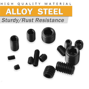 300Pcs Black Hex <b>Socket</b> Set Screws M2 5 To M8 12 Alloy Steel DIN916 Boxed Set For Diy Projects - Product Image 3