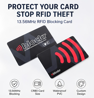 Penghambat Sinyal 13.56MHz Khusus Anti Pencurian Kartu Kredit, Pelindung Kartu RFID