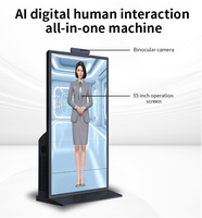 Bornes IA Intelligentes de Libre-Service et de Paiement Réceptionniste Humain Digital avec Technologie IA Personnalisable pour l'Automatisation Commerciale