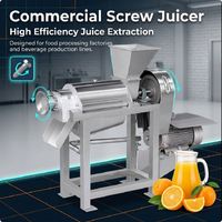 Industriële schroefpers sapcentrifuge machine commerciële fruit- en groentesapcentrifuge voor voedselverwerkingsbedrijven