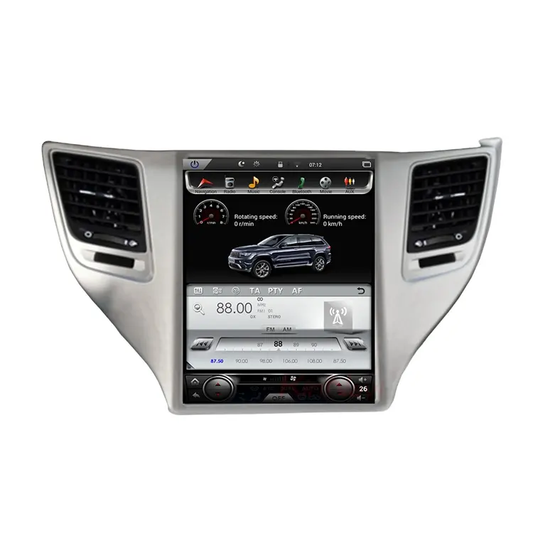 KiriNavi Tesla Estilo Vertical Da Tela 10.4 "2din android 10.0 rádio do carro para hyundai tucson 2015 2016 2017