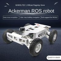Kit de robotique intelligent Ackerman ROS2 : Châssis motorisé Jetson Nano avec vision artificielle, SLAM, radar et navigation cartographique