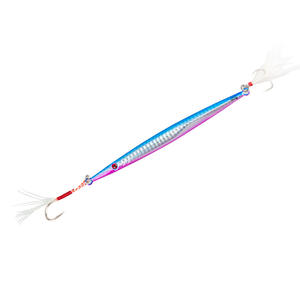 Leurre de pêche en métal <span class=keywords><strong>BEYA</strong></span>, plaque de fer pour la pêche en mer, maquereau, fumé, rouge, rapide, long, dur, 60g/80g, jigging - Product Image 5