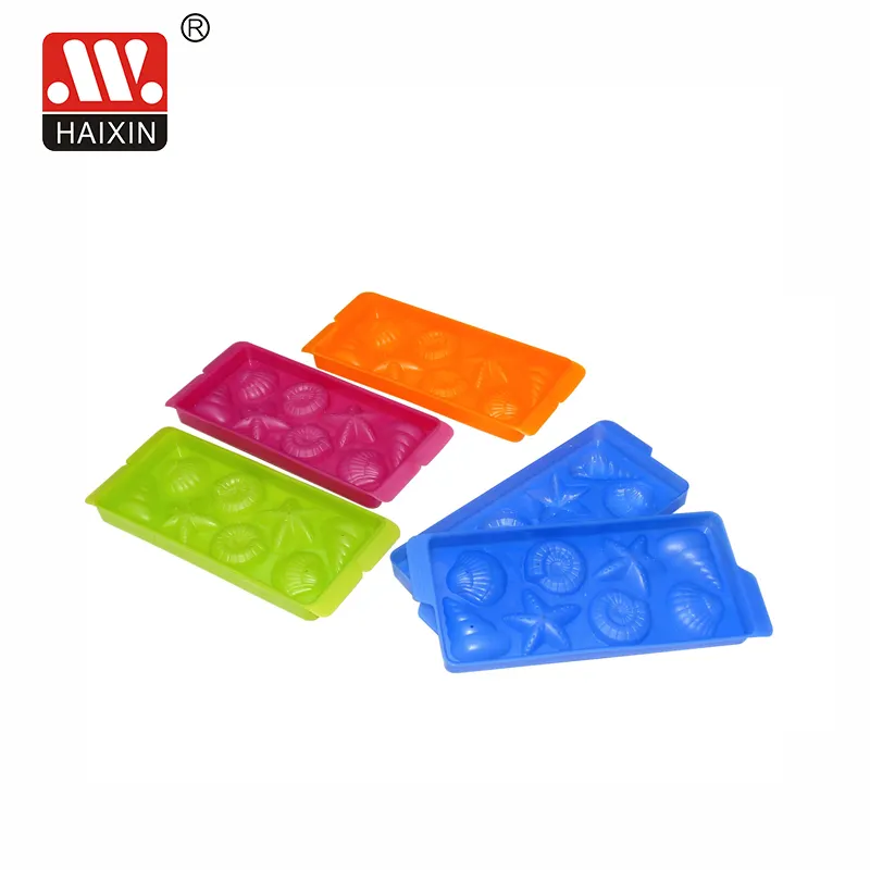 Wholesale Custom Bpa Free Durable Ice Mold Maker Easy Release Flexible Silicone Ice Cube Tray With Lids