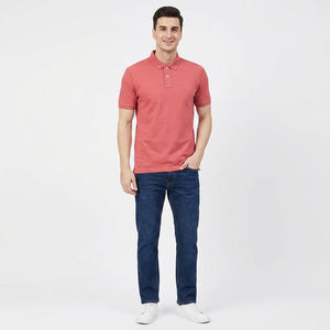 Polos de golf décontractés pour hommes, logo personnalisé, broderie, tricot en polyester, polos de travail en coton pour hommes - Product Image 1