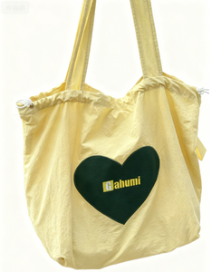 Gahumi Shopping <b>Nylon</b> Tote <b>Bags</b> With Custom Logo Solid Color Fashion Single Shoulder Drawstring <b>Bag</b> Lot Women - Product Image 3