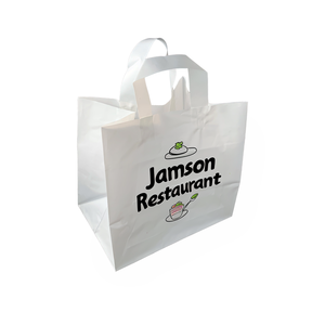 ถุงพลาสติกใสขอบคุณสำหรับการช็อปปิ้งถุงพลาสติกออกแบบได้ตามต้องการ - Product Image 1