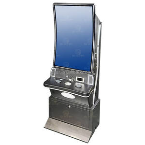 2025 dernier style vidéo incurvé Aricade Machine Skill Games métal 43 pouces armoires de jeu avec lumières colorées - Product Image 1