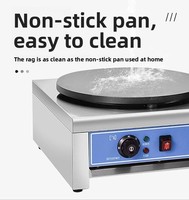 Crêpière et machine à gaufres - Équipement commercial pour la restauration rapide, idéal pour les food trucks et les stands de rue