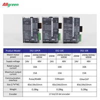 Controlador de Servomotor de CC de Bajo Voltaje 24/48V 6/10/12/15A 3000RPM 0.637/1.27/1.91N.m 200W/400W/600W, Kit de Controladores de Servomotor